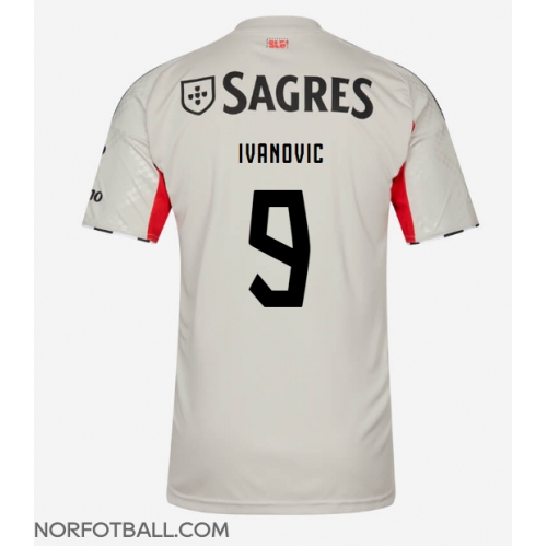 Billige Fotballdrakt Benfica Franjo Ivanovic #9 Replika Bortedrakt 2025-26 Kortermet Billige Fotballdrakt Benfica Franjo Ivanovic #9 Replika Bortedrakt 2025-26 Kortermet